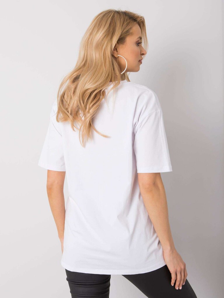 Marškinėliai moterims Rue Paris, balti цена и информация | Marškinėliai moterims | pigu.lt
