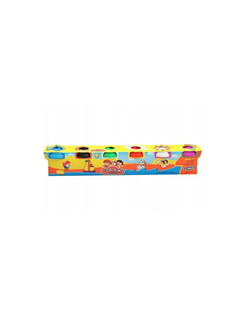 Modelinas Colour Dough, rinkinys 6 skirtingos spalvos kaina ir informacija | Lavinamieji žaislai | pigu.lt