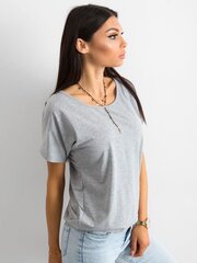 Marškinėliai moterims, pilki kaina ir informacija | Marškinėliai moterims | pigu.lt
