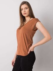 Укороченный топ Rue Paris Camel цена и информация | Женские блузки, рубашки | pigu.lt