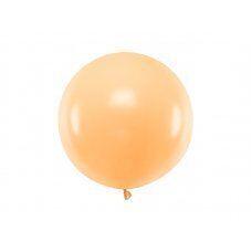 Apvalus balionas, oranžinis, 60 cm kaina ir informacija | Balionai | pigu.lt