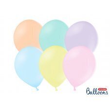 Воздушные шары Strong 23 см, пастельный микс (1 уп. / 100 шт.) цена и информация | Шарики | pigu.lt