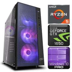 Персональный компьютер INTOP Ryzen 5 5600X 16GB 480SSD M.2 NVME GTX1650 4GB WIN10Pro цена и информация | Стационарные компьютеры | pigu.lt