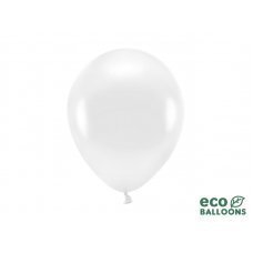 Металлические экологические воздушные шары белого цвета, диаметр прибл. 26 см (1 упаковка / 100 шт.) цена и информация | Шарики | pigu.lt