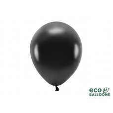 Eco Balloons 26см металлик, черный (1 шт. / 10 шт.) цена и информация | Шарики | pigu.lt