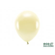 Металлические эко-шары соломенного цвета, диаметр прибл. 26 см (1 упаковка / 100 шт.) цена и информация | Шарики | pigu.lt