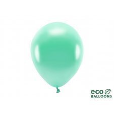 Металлические экологические воздушные шары темно-мятного цвета, диаметр прибл. 26 см (1 упаковка / 100 шт.) цена и информация | Шарики | pigu.lt