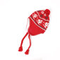Raštuota vilnonė kepurė Slidininkai, raudona kaina ir informacija | Kepurės moterims | pigu.lt