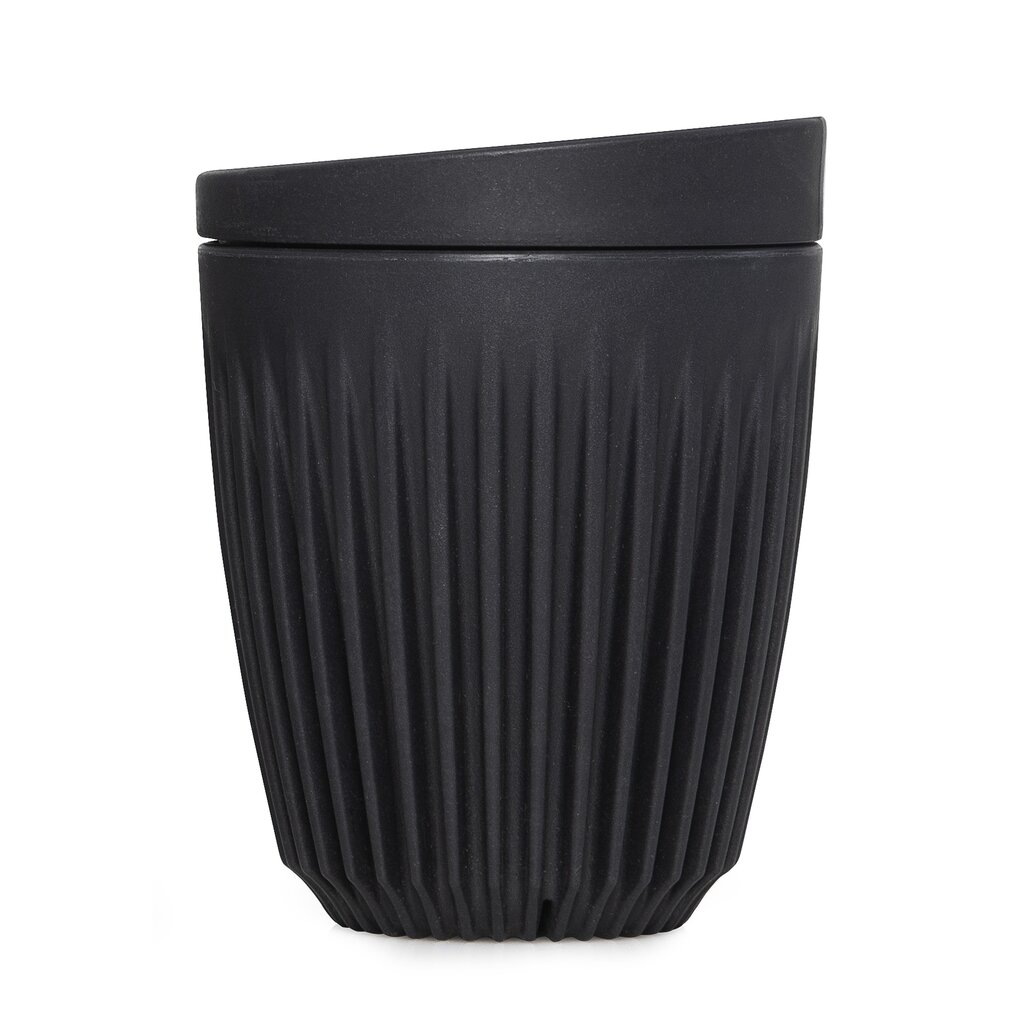 Huskee kavos puodelis su dangteliu, 240 ml, juodas kaina ir informacija | Termosai, termopuodeliai | pigu.lt