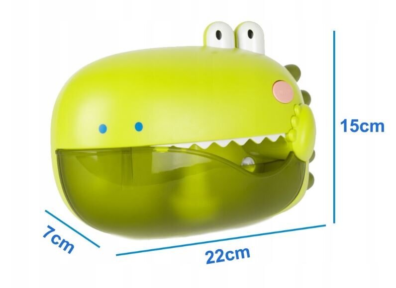 Krokodilas vonios žaislas pučiantis burbulus kaina ir informacija | Žaislai kūdikiams | pigu.lt