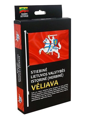 Lietuvos istorinė vėliava skirta kabinti ant stiebo, 100x170 cm kaina ir informacija | Vėliavos ir jų priedai | pigu.lt