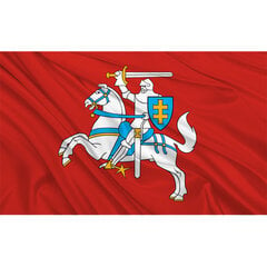 Исторический Флаг Литвы PREMIUM 100x170 см, с карабинами цена и информация | Флаги и аксессуары к ним | pigu.lt