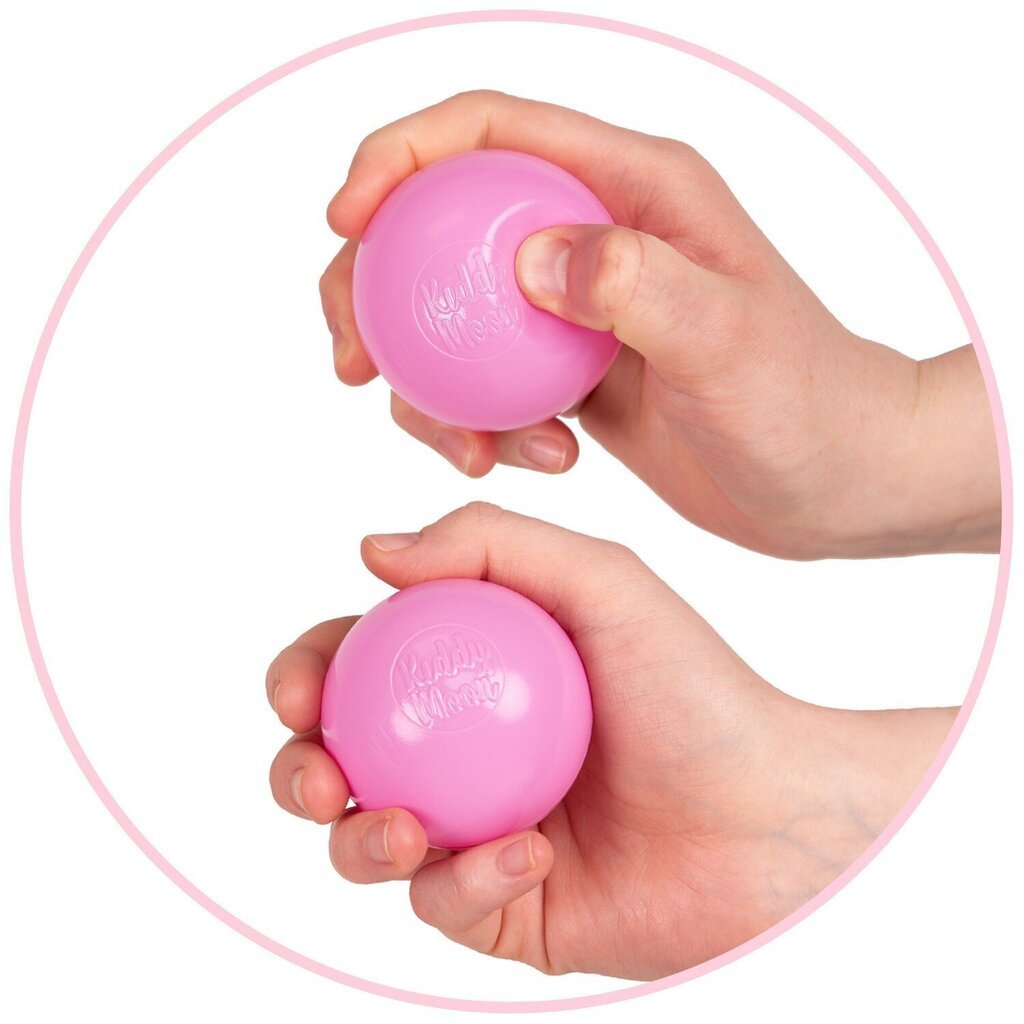 Plastikiniai kamuoliukai baseinui KiddyMoon, 100 vienetų ∅ 6cm kaina ir informacija | Žaislai kūdikiams | pigu.lt