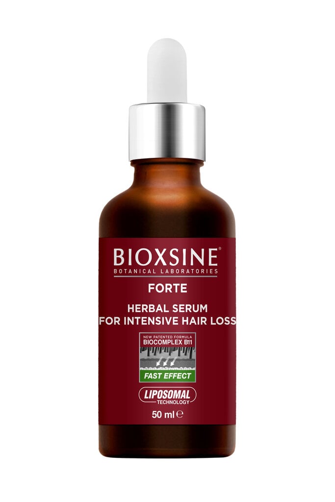 BIOXCIN serumas nuo intensyvaus plaukų slinkimo FORTE, 50 ml x 3 vnt. цена и информация | Priemonės plaukų stiprinimui | pigu.lt