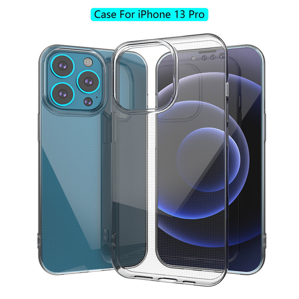 Just Must 6973297904457 NAKE case for iPhone 13 Pro 6.1, Clear kaina ir informacija | Telefono dėklai | pigu.lt