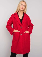 Paltas moterims Polli 292063272, raudonas цена и информация | Женские пальто | pigu.lt