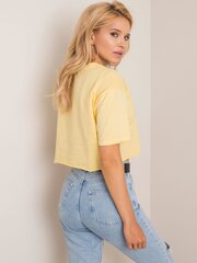 бледно-желтая футболка vicky rue paris цена и информация | Женские блузки, рубашки | pigu.lt