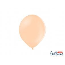 Patvarūs balionai 27 cm, pastelinis šviesus persikas (1 vnt. / 50 vnt.) kaina ir informacija | Balionai | pigu.lt