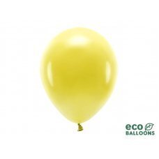 Eco Balloons 30см пастель, тёмно-жёлтый (1 шт. / 100 шт.) цена и информация | Шарики | pigu.lt