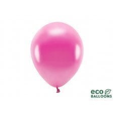 Eco Balloons 26см металлик, фуксия (1 шт. / 10 шт.) цена и информация | Шарики | pigu.lt