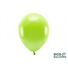 Eco Balloons 26см металлик, зеленое яблоко (1 шт. / 10 шт.) цена и информация | Шарики | pigu.lt