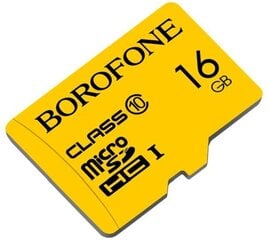 Карта памяти Borofone microSD 16 ГБ, без адаптера цена и информация | Карты памяти для телефонов | pigu.lt