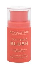 Makeup Revolution London Fast Base Blush румяна 14 г, Peach цена и информация | Бронзеры (бронзаторы), румяна | pigu.lt