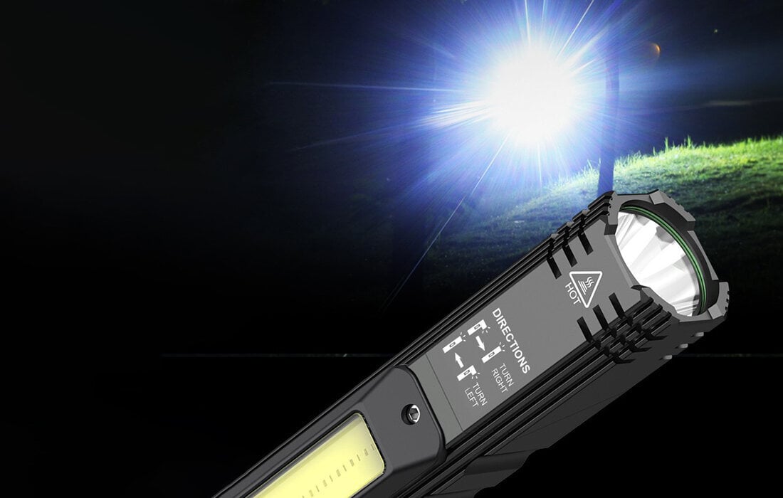 Daugiafunkcinis žibintuvėlis Superfire G19, USB, 200lm, 200m цена и информация | Žibintuvėliai, prožektoriai | pigu.lt