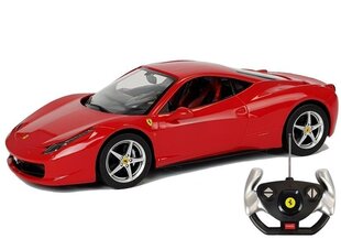 Автомобиль Ferrari Italia Rastar с пультом дистанционного управления 1:14, красный цена и информация | Игрушки для мальчиков | pigu.lt