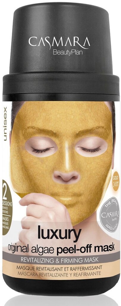 Alginatinė gaivinanti veido kaukė Casmara Luxury Algae peel-off mask, 2 kartams kaina ir informacija | Veido kaukės, paakių kaukės | pigu.lt