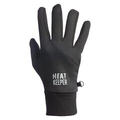 Pirštinės vyrams Thermal player gloves Heat Keeper, juodos kaina ir informacija | Vyriški šalikai, kepurės, pirštinės | pigu.lt