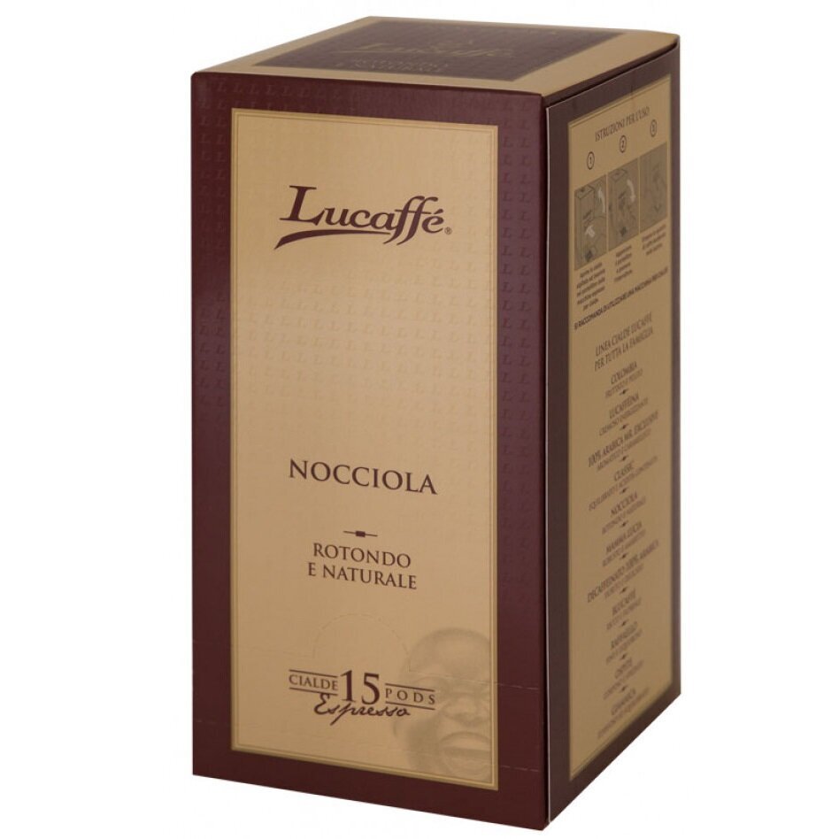 Lucaffe' Nocciola Kavos tabletės 15 vnt цена и информация | Kava, kakava | pigu.lt