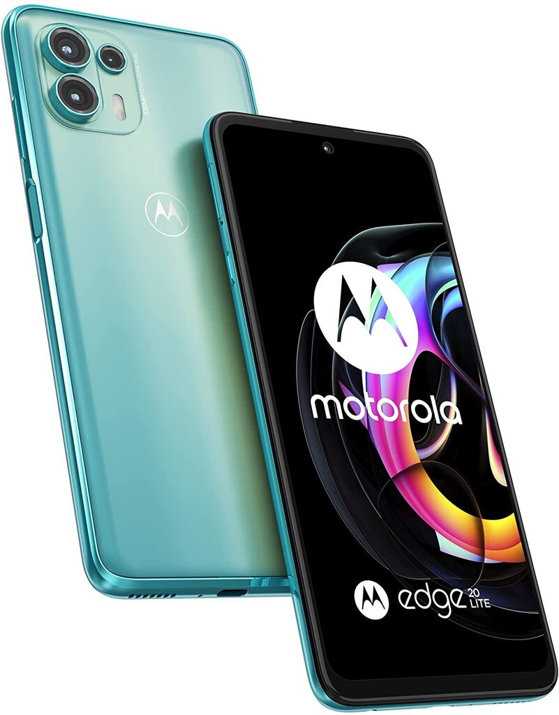 Motorola Edge 20 Lite 5G, 128 GB, Dual SIM, Lagoon Green kaina ir informacija | Mobilieji telefonai | pigu.lt