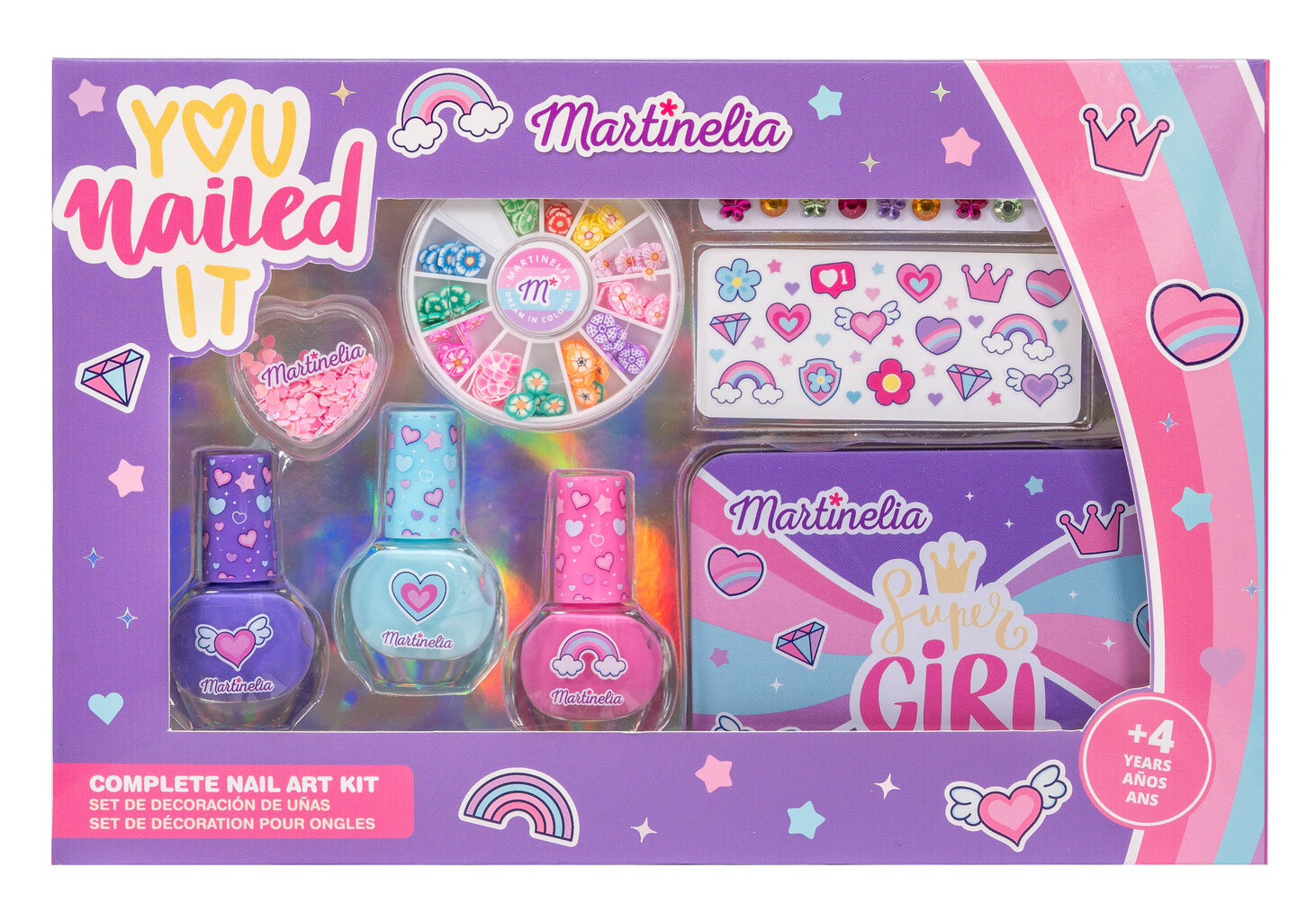 Manikiūro rinkinys mergaitėms Martinelia Super Girl цена и информация | Kosmetika vaikams ir mamoms | pigu.lt