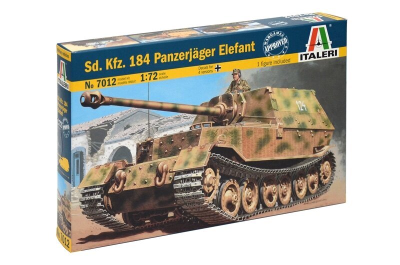 Konstruktorius Italeri, Sd. Kfz. 184 PanzerJg Elefant kaina ir informacija | Konstruktoriai ir kaladėlės | pigu.lt