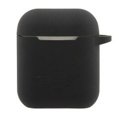 Mini MIACA2SLTBK AirPods cover czarny|black hard case Silicone Collection цена и информация | Аксессуары для наушников | pigu.lt