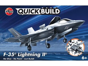 Konstruktorius Airfix - Quick Build F-35B Lightning II, J6040 kaina ir informacija | Konstruktoriai ir kaladėlės | pigu.lt