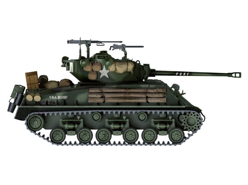 Konstruktorius Italeri - M4A3E8 Sherman "Fury", 1/35, 6529 цена и информация | Konstruktoriai ir kaladėlės | pigu.lt