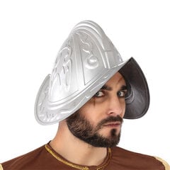 Шлем Средневековый всадник Серебристый цена и информация | Карнавальные костюмы | pigu.lt