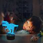 3D dinozauras - lempa kaina ir informacija | Staliniai šviestuvai | pigu.lt