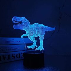 3D дракон, красочный цена и информация | Настольные светильники | pigu.lt