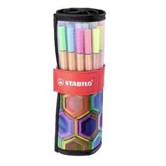 STABILO Чернильные ручки, point 88, ARTY, 25 цветов, в футляре цена и информация | Письменные принадлежности | pigu.lt