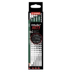 Grafitiniai pieštukai Othello 282 ARTY, 6 vnt: 2H, 3H, 4H kaina ir informacija | Rašymo priemonės | pigu.lt