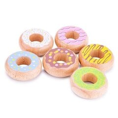 Medinių spurgų Donut rinkinys kaina ir informacija | Žaislai kūdikiams | pigu.lt