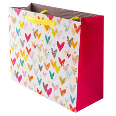 Dovanų maišelis GOLDBUCH Lots of Hearts 27x27x13 kaina ir informacija | Dovanų pakavimo priemonės | pigu.lt