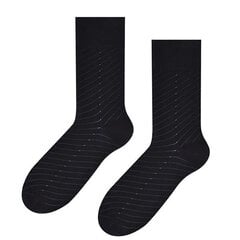 Мужские носки, черные, в полоску цена и информация | Мужские носки | pigu.lt