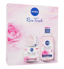 Набор Nivea Rose Touch: увлажняющий гель-крем для лица, 50 мл + мицеллярная вода, 400 мл цена и информация | Кремы для лица | pigu.lt