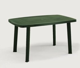 Plastikinis stalas Faro 137x85 cm, žalias kaina ir informacija | Lauko stalai, staliukai | pigu.lt