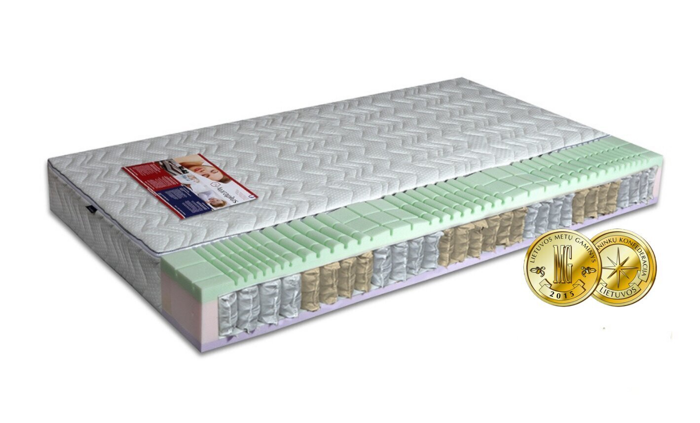 Spyruoklinis Pocket čiužinys Vanesa, 180x200 cm цена и информация | Čiužiniai | pigu.lt