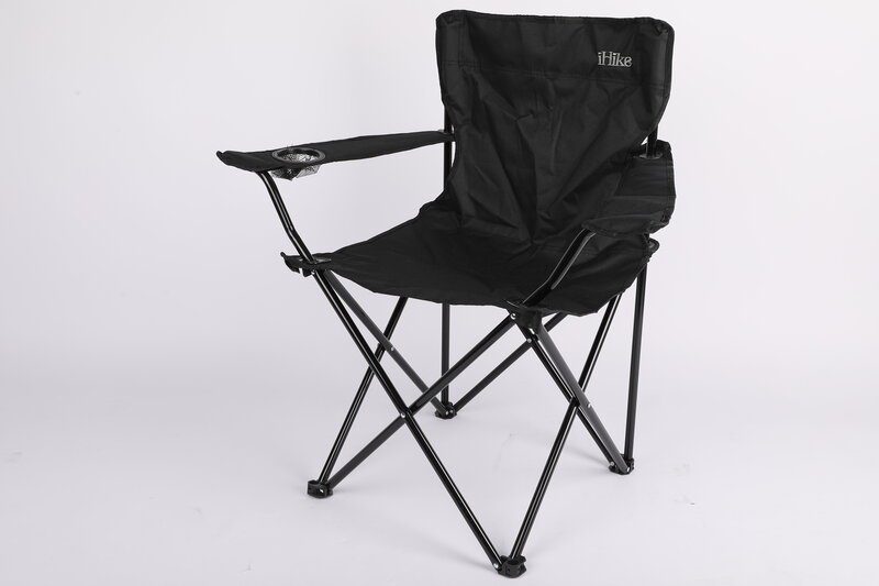 Turistinė sulankstoma kėdė iHike, juoda kaina | pigu.lt